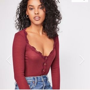 We The Free Lace Top